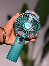 Load image into Gallery viewer, Digital Handheld “AC” Mist Fan