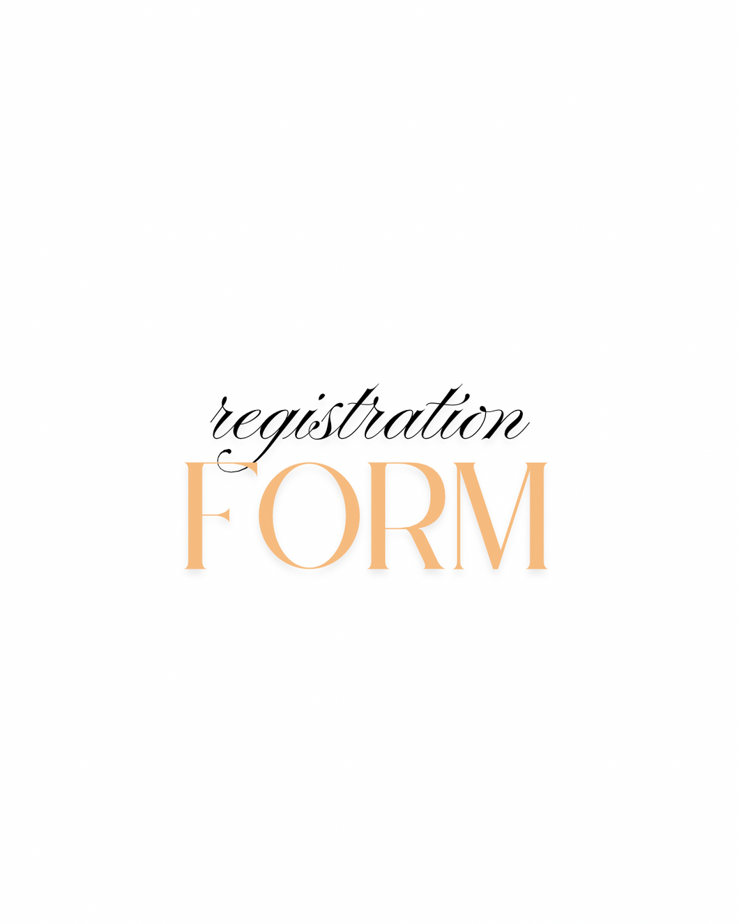 Registration Form
