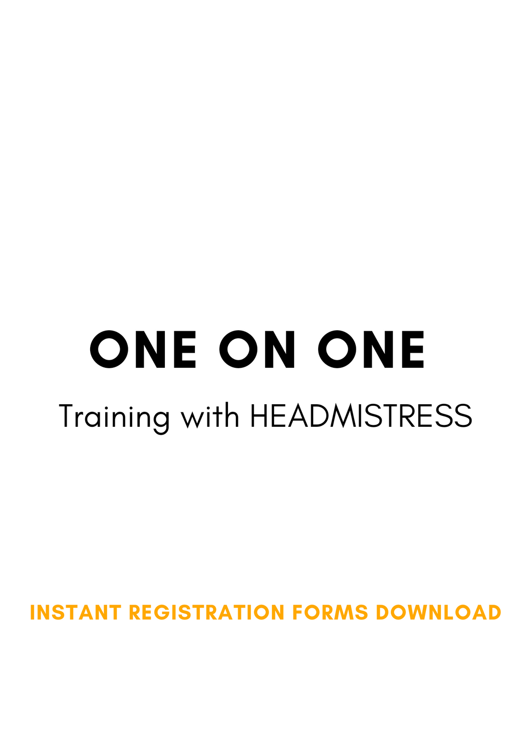 ONE ON ONE WIG MAKING AND STYLING TRAINING FORMS